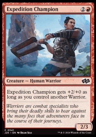 (541) Magic The Gathering Foundations Jumpstart Single: Expedition Champion  Common