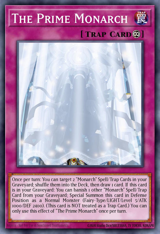 (093) YuGiOh TCG MAGO: Maximum Gold Single: The Prime Monarch  Rare