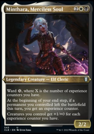 (543) Magic The Gathering Commander Legends: Battle for Baldur's Gate: Extras Single: Minthara, Merciless Soul (V.1)  Uncommon