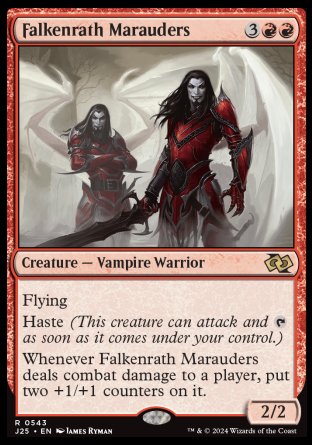 (543) Magic The Gathering Foundations Jumpstart Single: Falkenrath Marauders  Rare