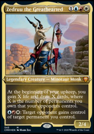 (543/361) Magic The Gathering Commander Legends: Extras Single: Zedruu the Greathearted  Mythic