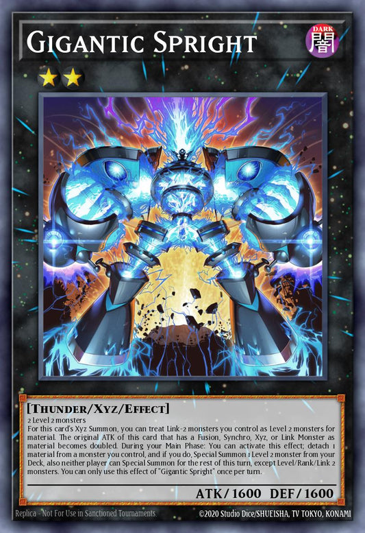 (091) YuGiOh TCG BLTR: Battles of Legend: Terminal Revenge Single: Gigantic Spright (V.1 - Secret Rare)  Secret Rare