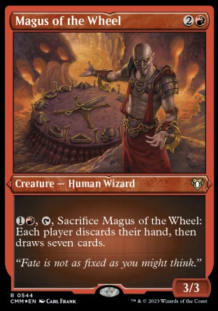 (544) Magic The Gathering Commander Masters: Extras Single: Magus of the Wheel (V.1)  Rare