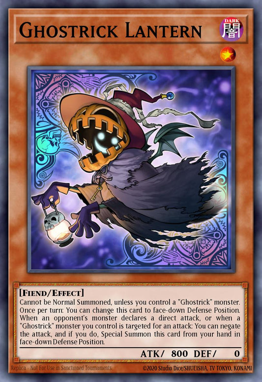(138) YuGiOh TCG MP14: 2014 Mega-Tins Mega-Pack Single: Ghostrick Lantern  Super Rare
