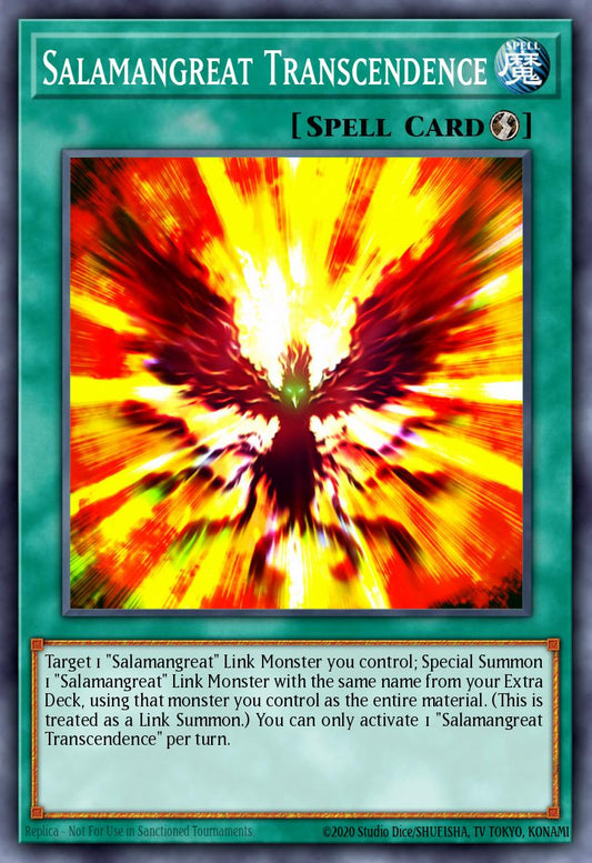 (180) YuGiOh TCG MP20: 2020 Tin of Lost Memories Mega Pack Single: Salamangreat Transcendence  Common