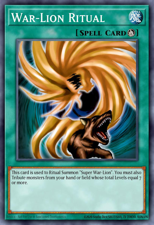 (002) YuGiOh TCG PP02: Premium Pack 2 Single: War-Lion Ritual (V.2 - Secret Rare)  Secret Rare
