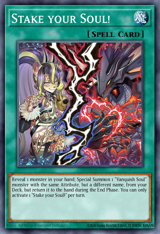 (023) YuGiOh TCG WISU: Wild Survivors Single: Stake your Soul! (V.2 - Collectors Rare)  Collectors Rare