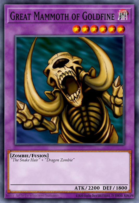 (210) YuGiOh TCG LCJW: Legendary Collection 4: Mega Pack Single: Great Mammoth of Goldfine  Common