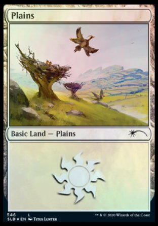 (546) Magic The Gathering Secret Lair Drop Series Single: Plains (V.11)  Land