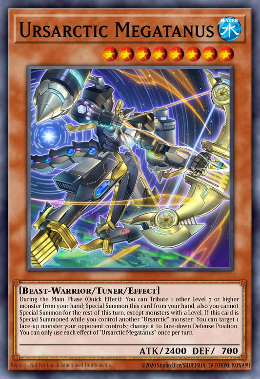 (031) YuGiOh TCG ANGU: Ancient Guardians Single: Ursarctic Megatanus  Rare