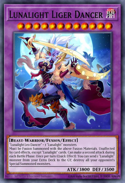 (DUAD030) YuGiOh TCG Duelist’s Advance Single: Lunalight Liger Dancer  Super Rare