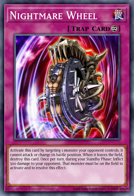 (134) YuGiOh TCG LCJW: Legendary Collection 4: Mega Pack Single: Nightmare Wheel  Common