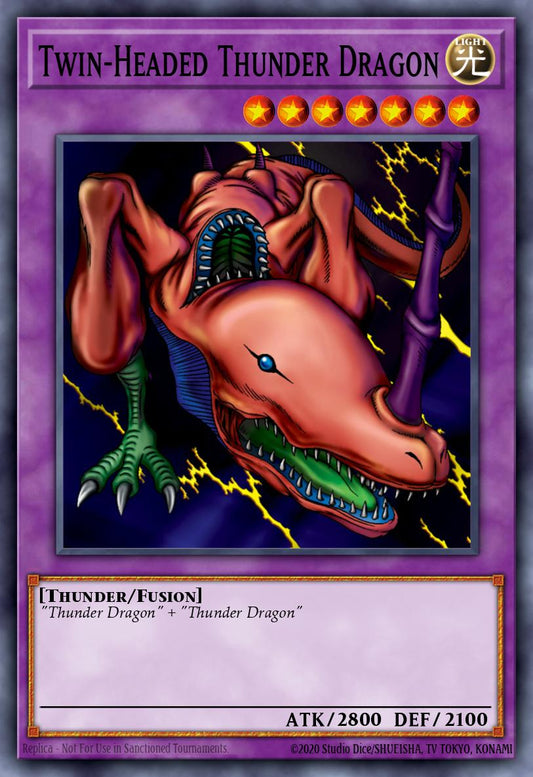 (069) YuGiOh TCG DB2: Dark Beginning 2 Single: Twin-Headed Thunder Dragon  Common