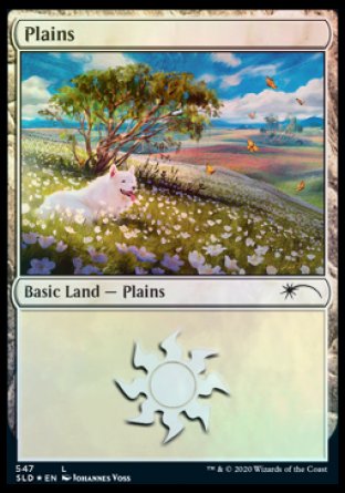 (547) Magic The Gathering Secret Lair Drop Series Single: Plains (V.12)  Land