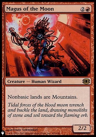 (101) Magic The Gathering The List Single: Magus of the Moon  Rare