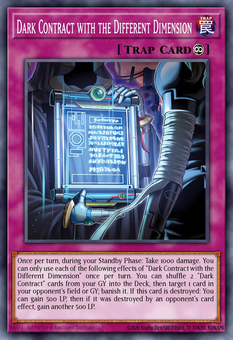 (073) YuGiOh TCG DOOD: Doom of Dimensions Single: Dark Contract with the Different Dimension  Common