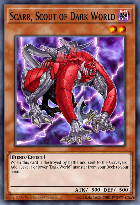 (247) YuGiOh TCG LCJW: Legendary Collection 4: Mega Pack Single: Scarr, Scout of Dark World  Common