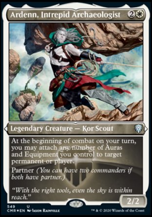 (549/361) Magic The Gathering Commander Legends: Extras Single: Ardenn, Intrepid Archaeologist Holo Uncommon