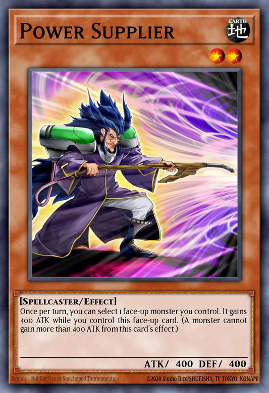 (007) YuGiOh TCG ABPF: Absolute Powerforce Single: Power Supplier  Common