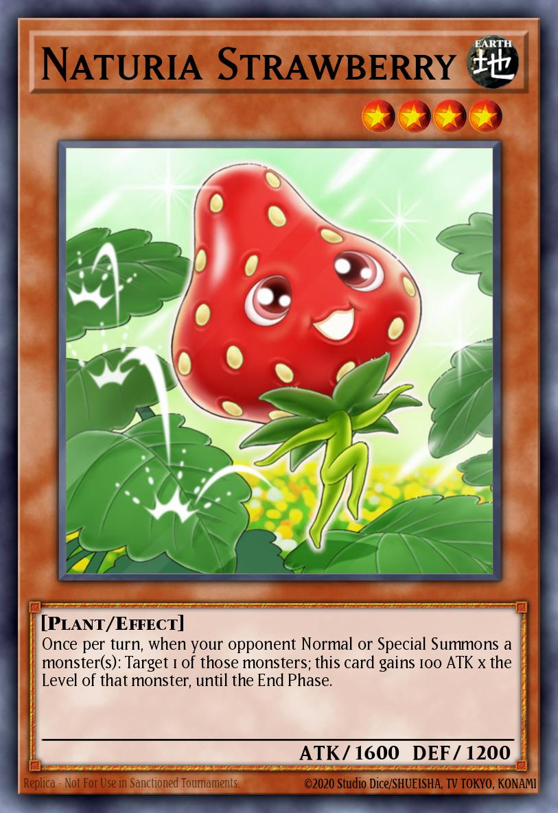 (110) YuGiOh TCG HAC1: Hidden Arsenal: Chapter 1 Single: Naturia Strawberry (V.1 - Common)  Common