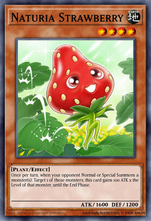 (110) YuGiOh TCG HAC1: Hidden Arsenal: Chapter 1 Single: Naturia Strawberry (V.1 - Common)  Common