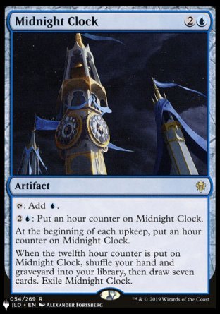 (054) Magic The Gathering The List Single: Midnight Clock  Rare