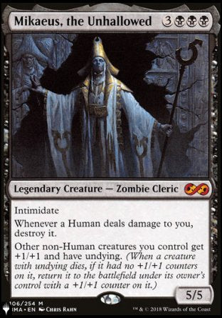 (106) Magic The Gathering The List Single: Mikaeus, the Unhallowed  Mythic