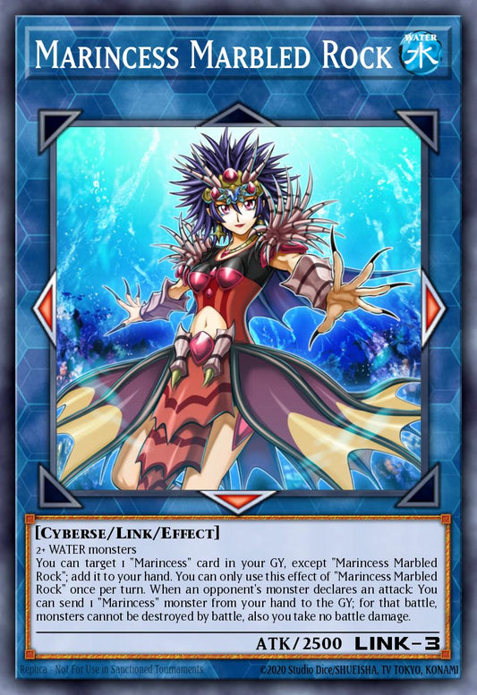 (120) YuGiOh TCG MP20: 2020 Tin of Lost Memories Mega Pack Single: Marincess Marbled Rock  Ultra Rare