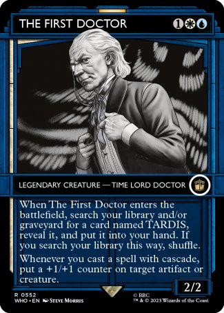 (552) Magic The Gathering Universes Beyond: Doctor Who: Extras Single: The First Doctor (V.6) Holo Rare