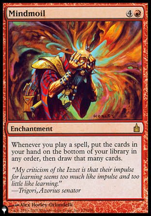 (135) Magic The Gathering The List Single: Mindmoil  Rare