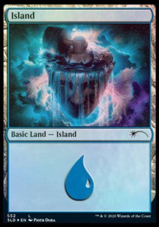 (552) Magic The Gathering Secret Lair Drop Series Single: Island (V.9) Holo Land