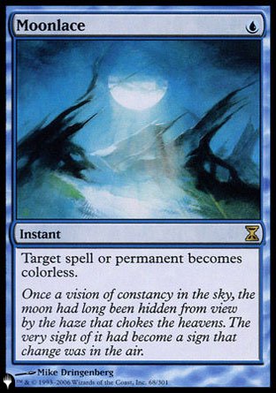 (068) Magic The Gathering The List Single: Moonlace  Rare