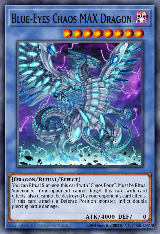 (051) YuGiOh TCG RA04: Quarter Century Stampede Single: Blue-Eyes Chaos MAX Dragon  Quarter Century Secret Rare