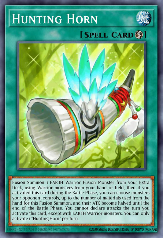 (086) YuGiOh TCG DOOD: Doom of Dimensions Single: Hunting Horn  Common