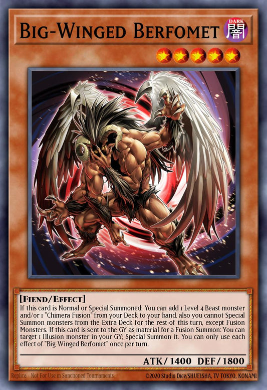(092) YuGiOh TCG MP24: 25th Anniversary Tin: Dueling Mirrors Single: Big-Winged Berfomet  Secret Rare