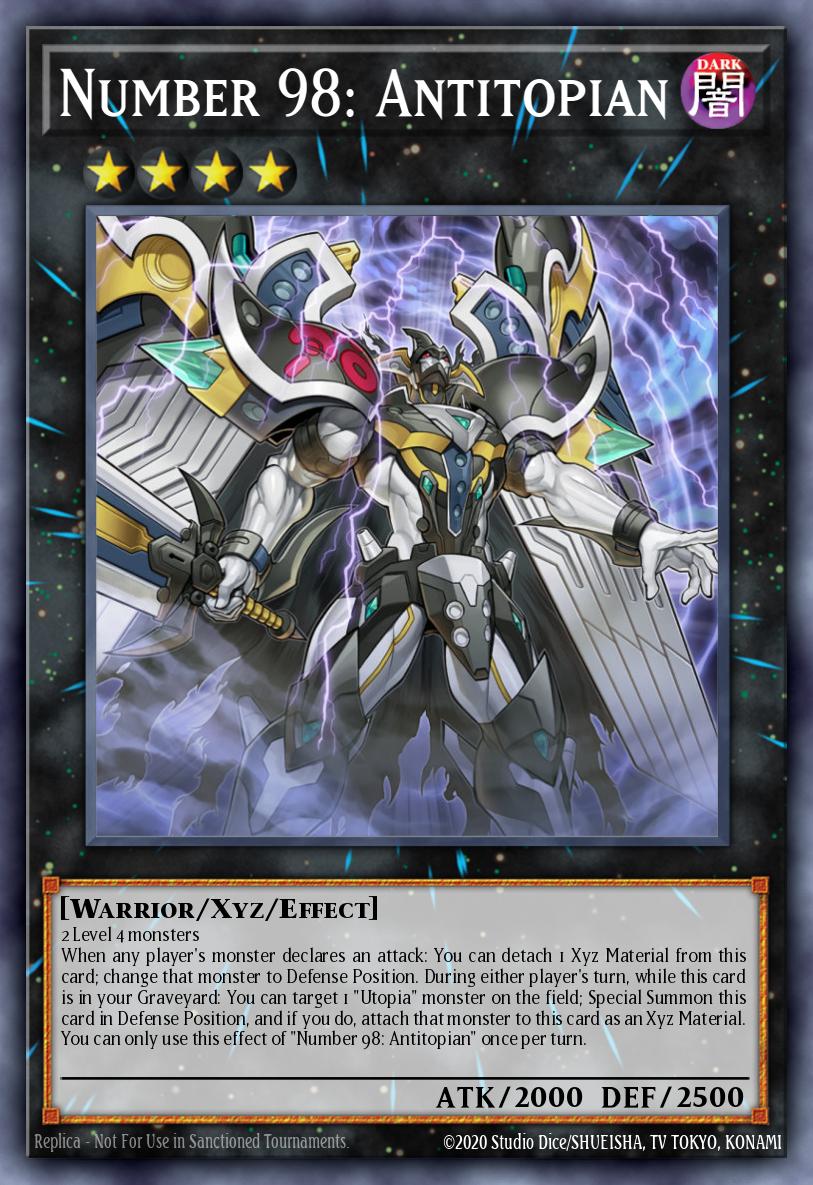 (123) YuGiOh TCG DLCS: Dragons of Legend: The Complete Series Single: Number 98: Antitopian  Common