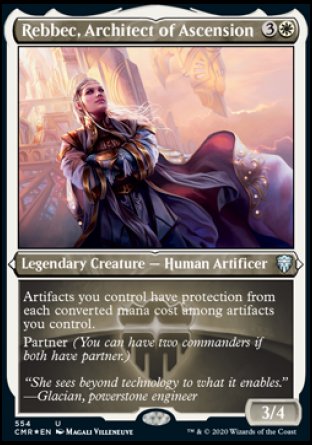 (554/361) Magic The Gathering Commander Legends: Extras Single: Rebbec, Architect of Ascension  Uncommon