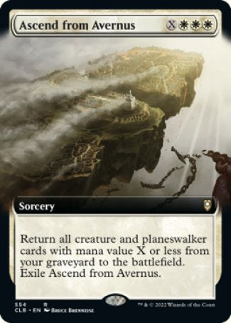 (554) Magic The Gathering Commander Legends: Battle for Baldur's Gate: Extras Single: Ascend from Avernus Holo Rare