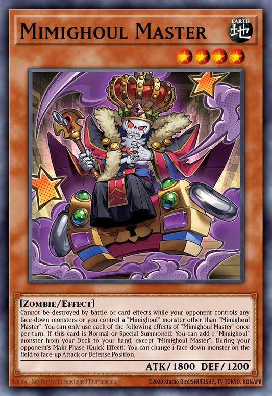 (090) YuGiOh TCG INFO: The Infinite Forbidden Single: Mimighoul Master (V.2 - Quarter Century Secret Rare)  Quarter Century Secret Rare