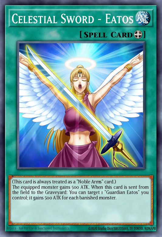 (013) YuGiOh TCG DLCS: Dragons of Legend: The Complete Series Single: Celestial Sword - Eatos  Common