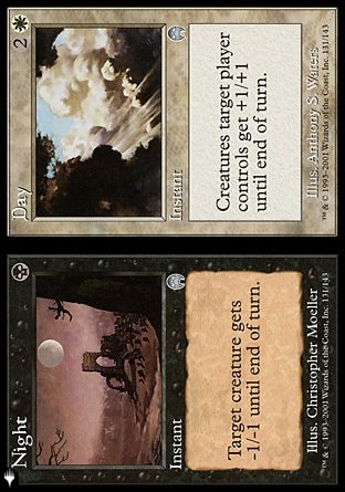 (131) Magic The Gathering The List Single: Night // Day  Uncommon