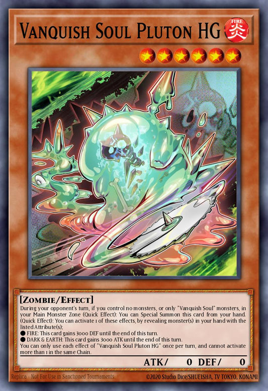 (020) YuGiOh TCG WISU: Wild Survivors Single: Vanquish Soul Pluton HG  Super Rare