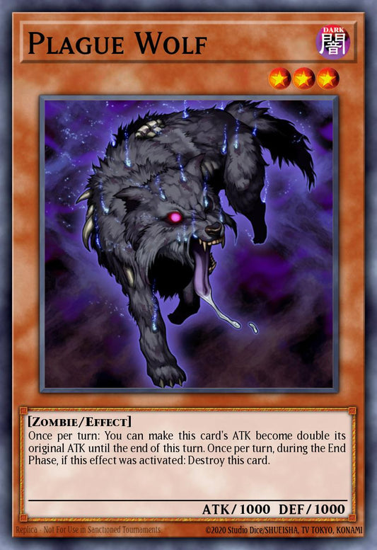 (200) YuGiOh TCG LCJW: Legendary Collection 4: Mega Pack Single: Plague Wolf  Common