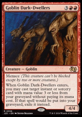 (556) Magic The Gathering Foundations Jumpstart Single: Goblin Dark-Dwellers  Rare