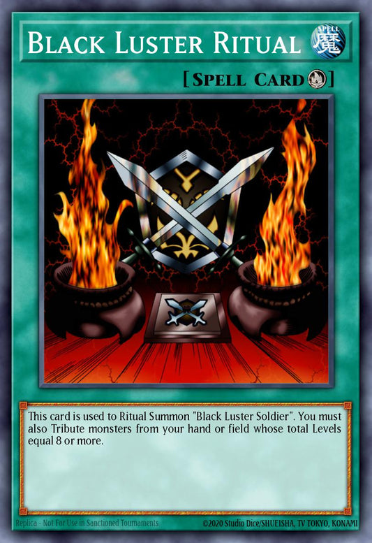 (070) YuGiOh TCG LCYW: Legendary Collection 3: Mega Pack Single: Black Luster Ritual  Common