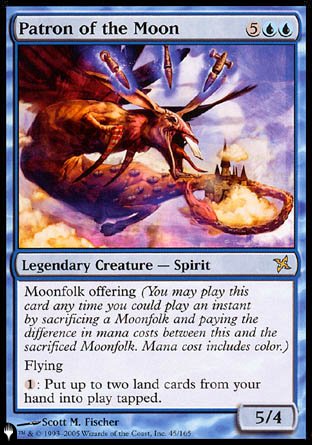 (045) Magic The Gathering The List Single: Patron of the Moon  Rare