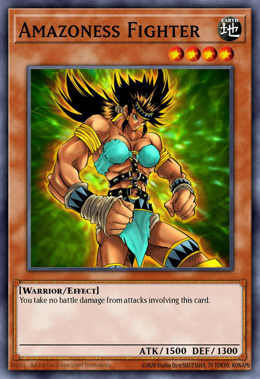 (060) YuGiOh TCG MFC: Magician's Force Single: Amazoness Fighter  Common