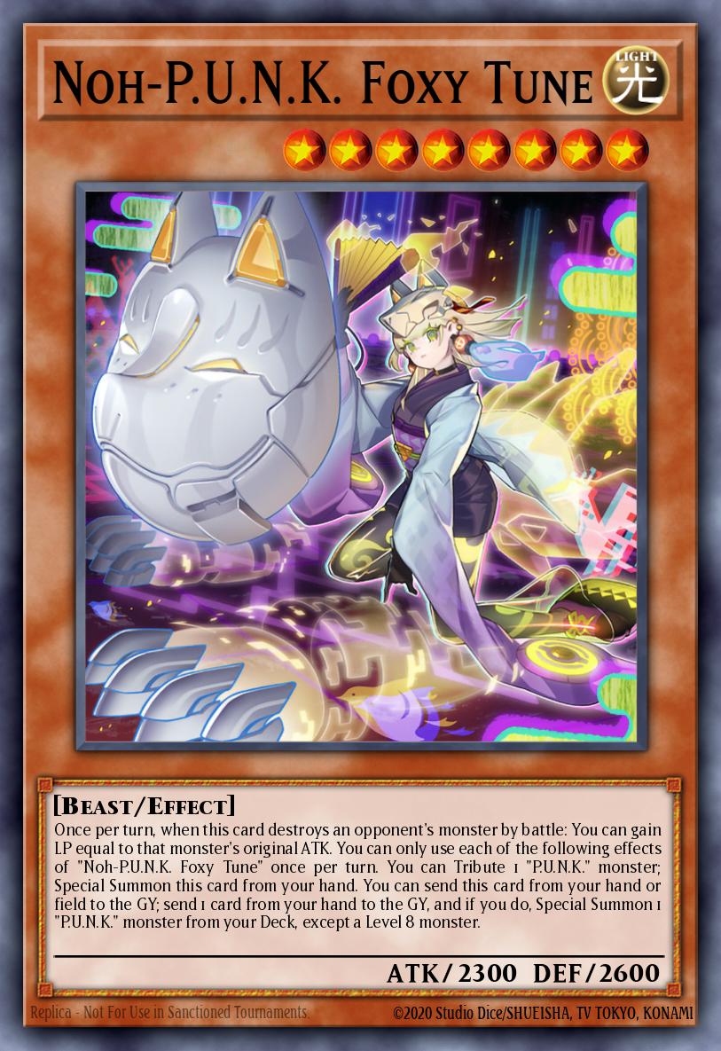 (074) YuGiOh TCG BLMM: Battles of Legend: Monster Mayhem Single: Noh-P.U.N.K. Foxy Tune  Ultra Rare
