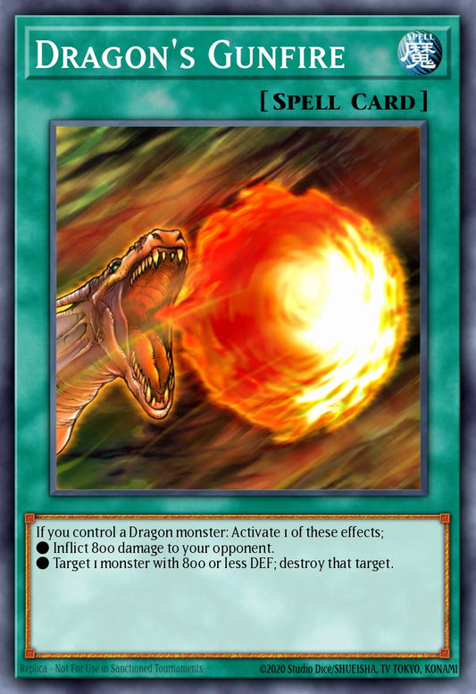 (160) YuGiOh TCG DB2: Dark Beginning 2 Single: Dragon's Gunfire  Common