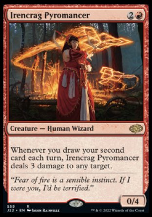 (559) Magic The Gathering Jumpstart 2022 Single: Irencrag Pyromancer  Rare